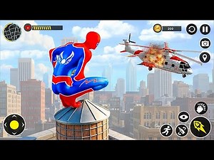 Spidey Rope Hero: City Rescue Open World Superhero Adventure - Android Gameplay