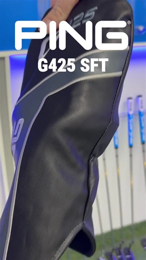❄️ PING G425 SFT Driver ❄️ Winter Sale At @clubhousegolf In the G425 SFT Driver is for golfers who commonly miss their tee shots to the right, the 460cc SFT version is engineered with draw bias to help bring shots back on-line and into the fairway. It features a fixed 23-gram tungsten back weight that shifts the CG closer to the heel to promote a right-to-left shot bend of approximately 25 yards compared to the G425 Max model. A lighter swingweight (D1) also helps influence the ball flight corre