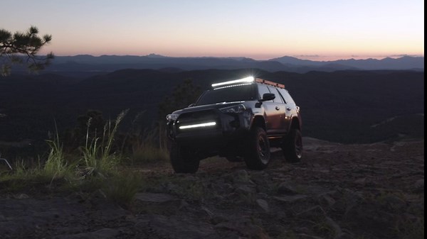 RIGID INDUSTRIES - LED Light Bar Roof Mount Kit - Fits the 2021 Ford Bronco Sport CX430 - Includes 40 Inch RDS SR-Series Curved Light Bar with Spot Optics