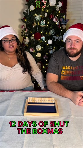 WELCOME TO 12 DAYS OF SHUT THE BOXMAS!!!!!! #shutthebox #boardgames #couplestiktok #christmas #christmasgames