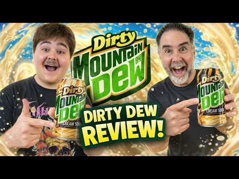 Mountain Dew Dirty Dew Review… Cream Soda + Dew?! 🤯 (New 2026 Flavor)