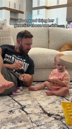 He just asked me if she could put the eggs together… 😊: #short #shorts #Jaron & Maggie #couplegoals