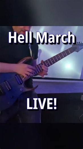 Epic guitar solo on Hell March LIVE! #livemusic #videgames #redalert #commandandconquer