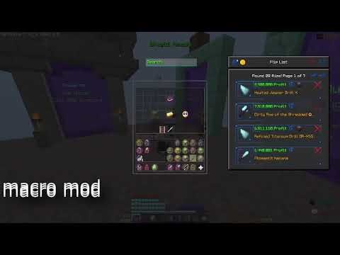 Score Huge Auction Deals! Super Auction Sniper Macro Mod for Hypixel Skyblock December 2025