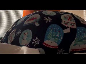 Girl farting in pijamas