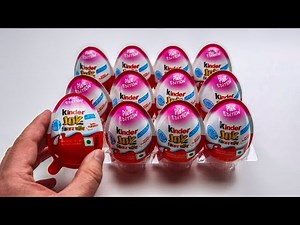 Kinder Joy Pink Edition "Applaydu" 2024 - Big unboxing!