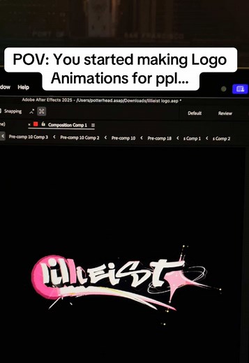 Logo Animation Editing Tutorial in After Effects