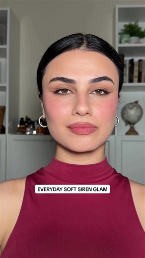 Replying to @www.funnyface.com a soft glam take on siren style makeup 🤍 • Products used: @Point of View Beauty drench it @Kulfi double life primer @Morphe Cosmetics brow pencil (java) @Rare Beauty brow gel @Natasha Denona foundation (N4) @Iconic London shape stick (sketch) @pradabeauty concealer (LN3) @Haus Labs glassy blush (glassy açaí) @Makeup By Mario setting powder (neutral light) @SOSHE Beauty blurring blush (berry smitten) Makeup by Mario neutrals palette @Revlon Cosmetics color stay lin