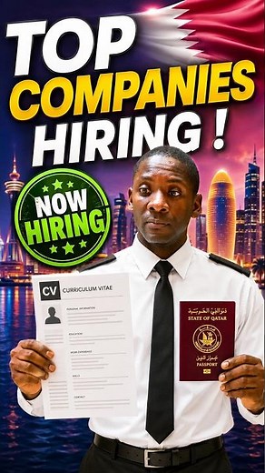 Top 5 Companies Hiring in Qatar Now (2026) #QatarJobs #HiringNow #shorts #4