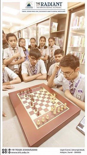 AI Chess Board in School? Future Learning at The Radiant International School ♟️