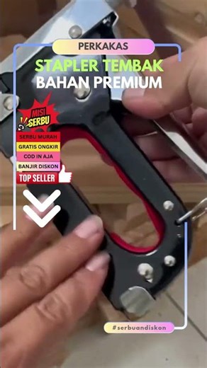 Stapler Tembak Kuat & Tahan Lama, Cocok untuk Semua Proyek #shorts #stapler #staplertembak