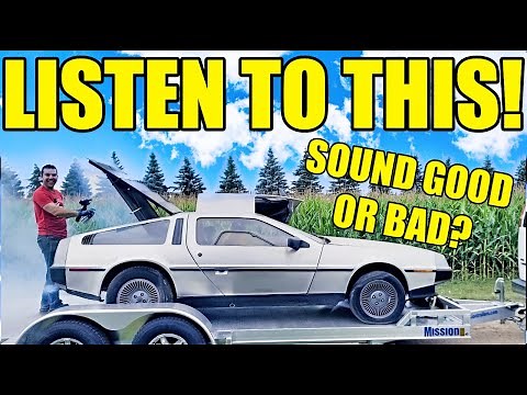 First Start Of My Abandoned DeLorean After Sitting For 32 Years! Look What's In The Glove Box!