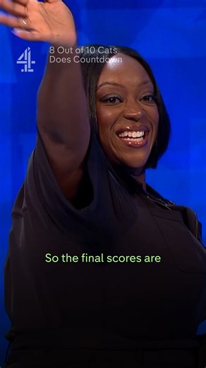 What a conundrum solve from Judi Love! #CatsDoesCountdown | Channel 4