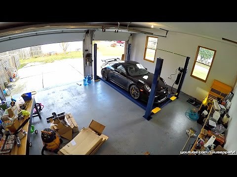 Bendpak HD9 4 Post Car Lift Installation Timelapse 4K