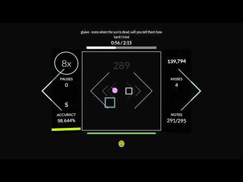 "even when the sun is dead, will you tell them how hard i tried?" S++ PB