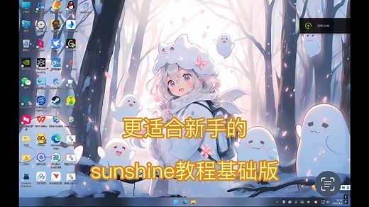 sunshine教程，保姆级教程，更适合新手快速上手