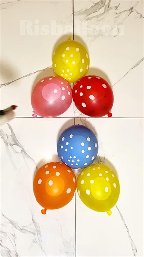 Ultra Satisfying Reverse Water Balloon Popping Sounds 🎧✨ #asmr #satisfying #short