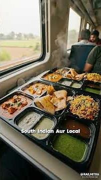 Budget to Premium – RailMitra Thalis for Every Traveler | Order Food On Train | Types of Food Thali