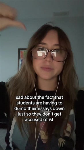 i literally get scared to use big words or the oxford comma when it’s literally proper grammar #school #student #ai #bad #sad