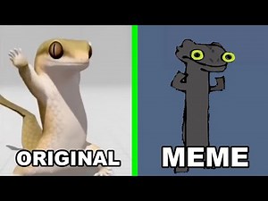 Toothless Dancing Original vs Meme