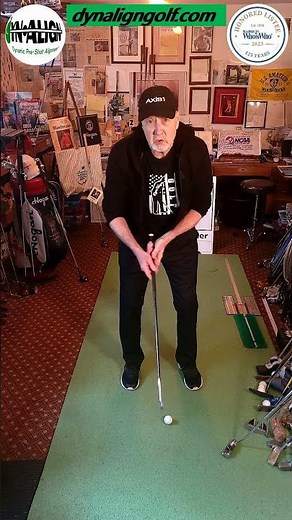 Putting Styles - Bryson DeChambeau - Symmetrical - DynAlign #yips #golf #PuttingPractice #GolfTips