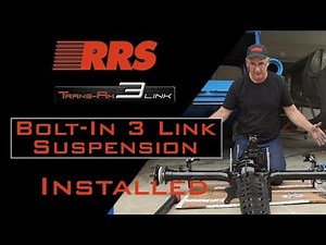 How to install the RRS 3 link rear suspension kit.