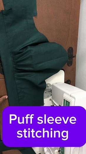 Puff sleeve method 1#####begginer #friendly #easy #stitching #dressmaking #throu