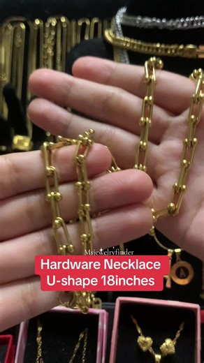 AFFORDABLE HARDWARE NECKLACE 18INCHES 🔥🔥 #necklace #hardwarenecklace #jewelry #accessories #tiktokfashion #fashion #jewelryforwomen #msjewelryfinder