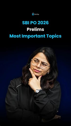 What are the Most Important Topics for SBI PO Prelims ?