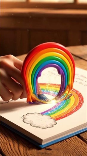 Story book rainbow magic ✨ 🌈 #art #shorts #magicvideo