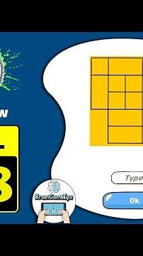Brain Blow Level 168 How many squares you see Walkthrough