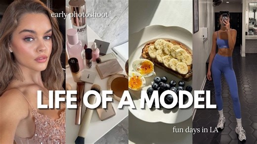 【英字vlog】Marija | 模特的生活💌｜拍摄｜在洛杉矶的日子｜忙碌的日程