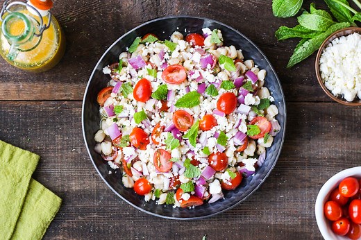 Mediterranean Hominy Salad — Chef Ben Mastracco