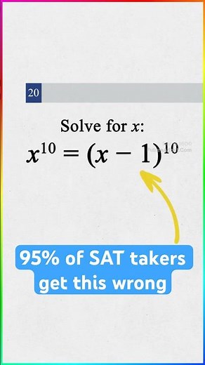 Only 5% of people get this SAT question right