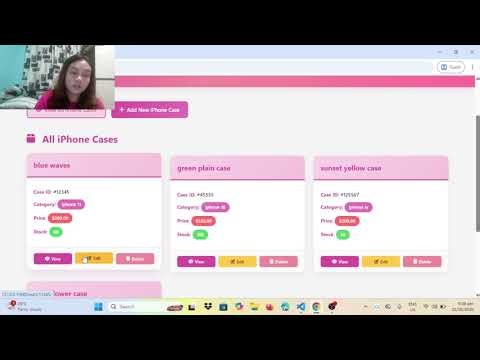 (CRUD) web application using Python-Django