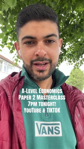 A-Level Edexcel Economics Paper 2 Live this evening. Set your alarm!