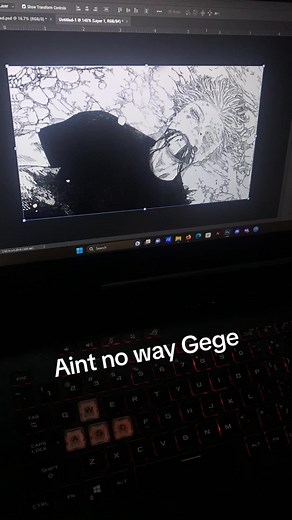 This must be coping. Welp, atleast he looks alive #jjk #gojousatoru #chapter236 #gojodeath #gegewhenifindyou