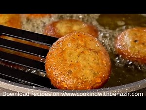 Ramzan Special Chicken Shami Kababs l Chicken Shami Kebabs Recipe l Cooking with Benazir