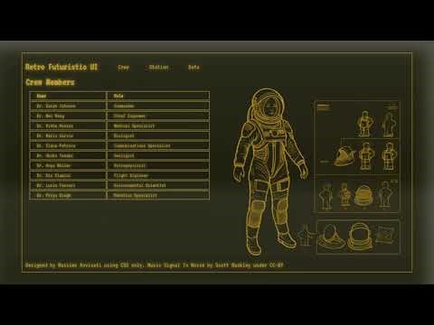 Retro Futuristic UI using CSS (with tutorial)