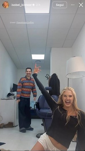 Isobel Kinnear and an impromptu dressing room performance