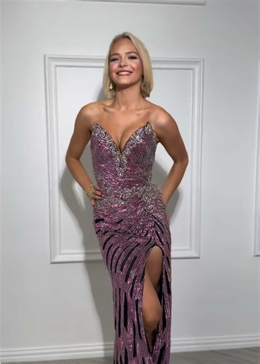 Dance your heart out with @Portia & Scarlett !! 💃🏻🪩 Terry Costa is the place to start finding your prom dress now! #prom #terrycosta #portiaandscarlett #promdress #prom2026
