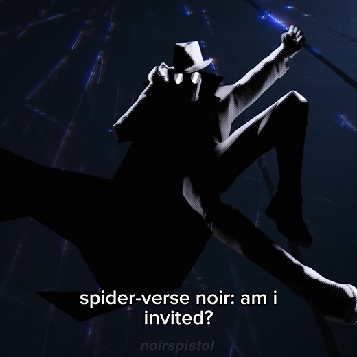 I miss their little friendship so bad, there was a little reference or two to spider-verse in the live action!! #spidermannoir #spidernoir #spiderverse #spiderman #fyp