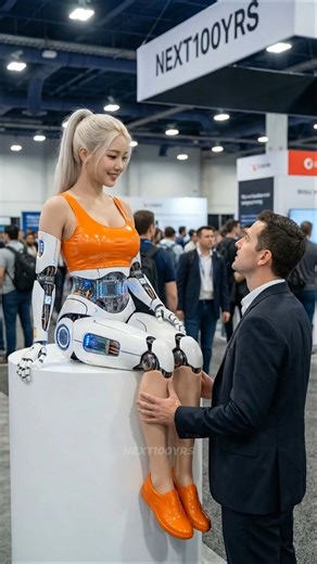 Future Tech: Hyper-Realistic Female Android #Next100yrs #Gynoid #futuretech