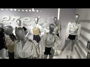 Raiderettes, through the years. Display at Allegiant Stadium, Las Vegas