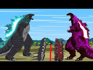 GODZILLA vs SHIN GODZILLA: Atomic Breath | Godzilla Cartoon Compilation