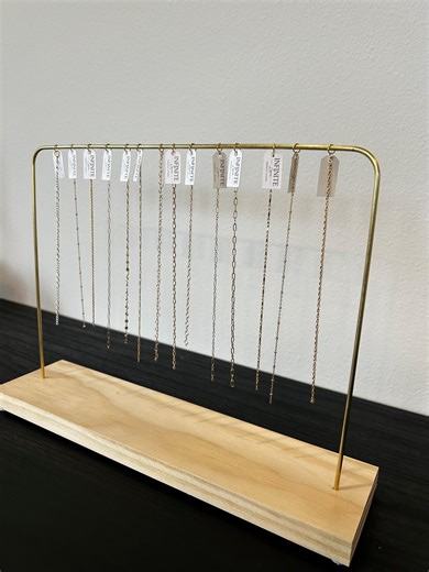 Permanent Jewelry Chain Display - Etsy