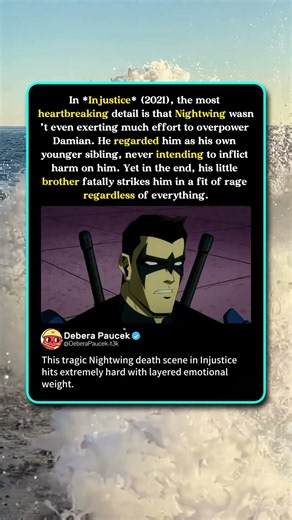 The Heartbreaking Nightwing Tragedy In DC Injustice 2021 🦇 #Injustice #DCAU