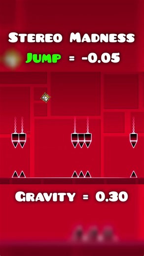 Stereo Madness Gravity Jump Modifiers 2 #geometrydash