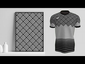 How to Use Geometric Pattern for Poster Design and Jersey Design with CorelDraw 2019