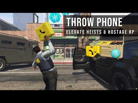 FiveM Throw Phone System | Heists, Hostages & Negotiation